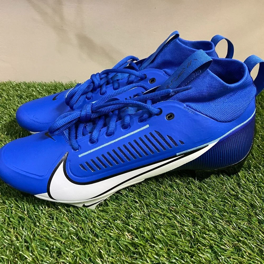 Nike Vapor Edge Pro 360 2 Blue White Black Football Cleats Men 12 DA5456-414 NEW